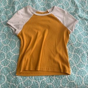 Retro Yellow And White T-Shirt